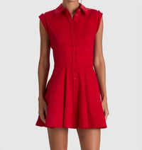 Alice + Olivia - Kim Corset Shirt Dress