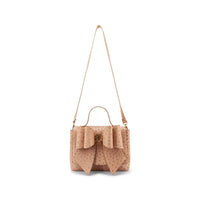 Like Dreams Women's Lisette Bow Crossbody Bag in blush - women's bag - detail view