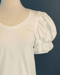 Doe And Rae - Women's Double Puff Sleeve Top