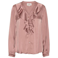 Karmamia Sophia Blouse in semi rich vintage rose - women's blouse