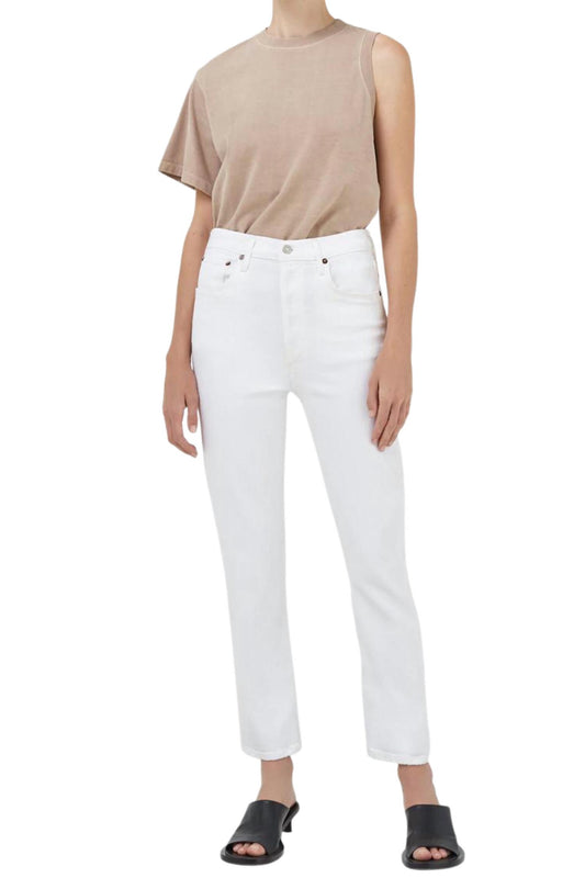 Agolde - Riley High Rise Crop Jeans