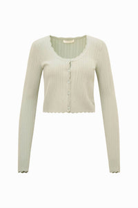Loveshackfancy - Martti Stretch Pointelle Cardigan