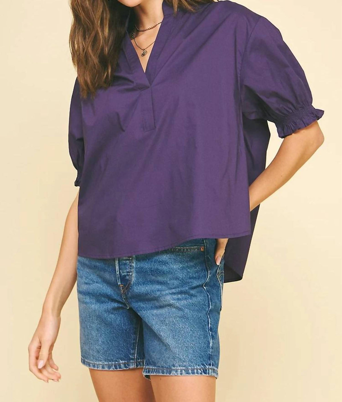 Pinch - Balloon Sleeve Top