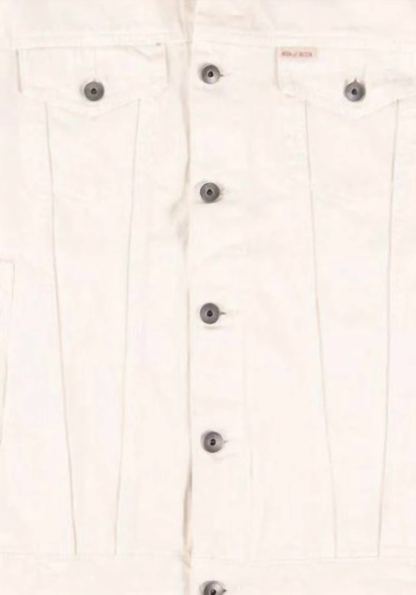 Iron & Resin Men's 1st Gen Bull Denim Rambler Jacket in antique white - men's jacket - alternate view