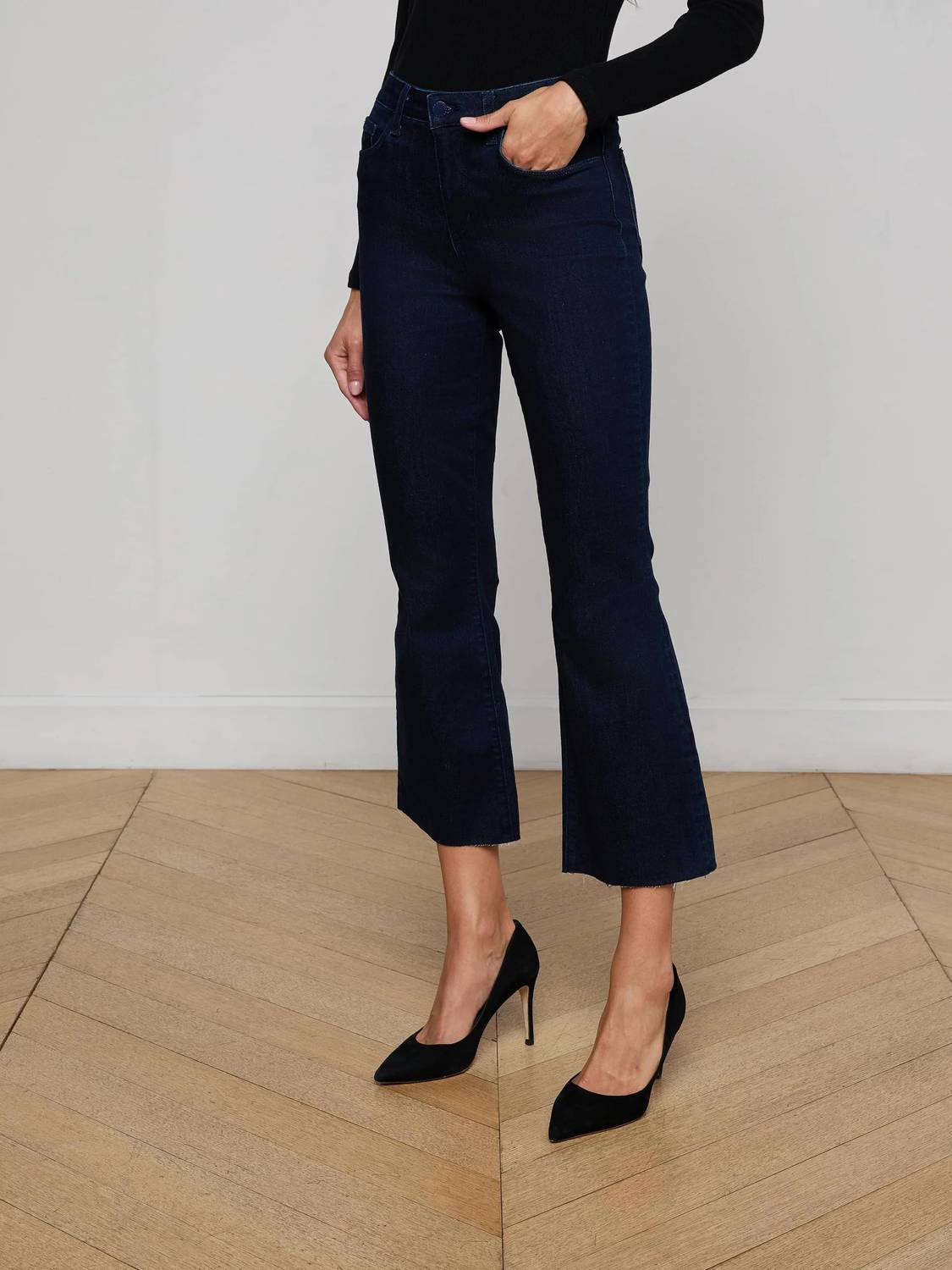 L'Agence - Kendra Cropped Flare Jean