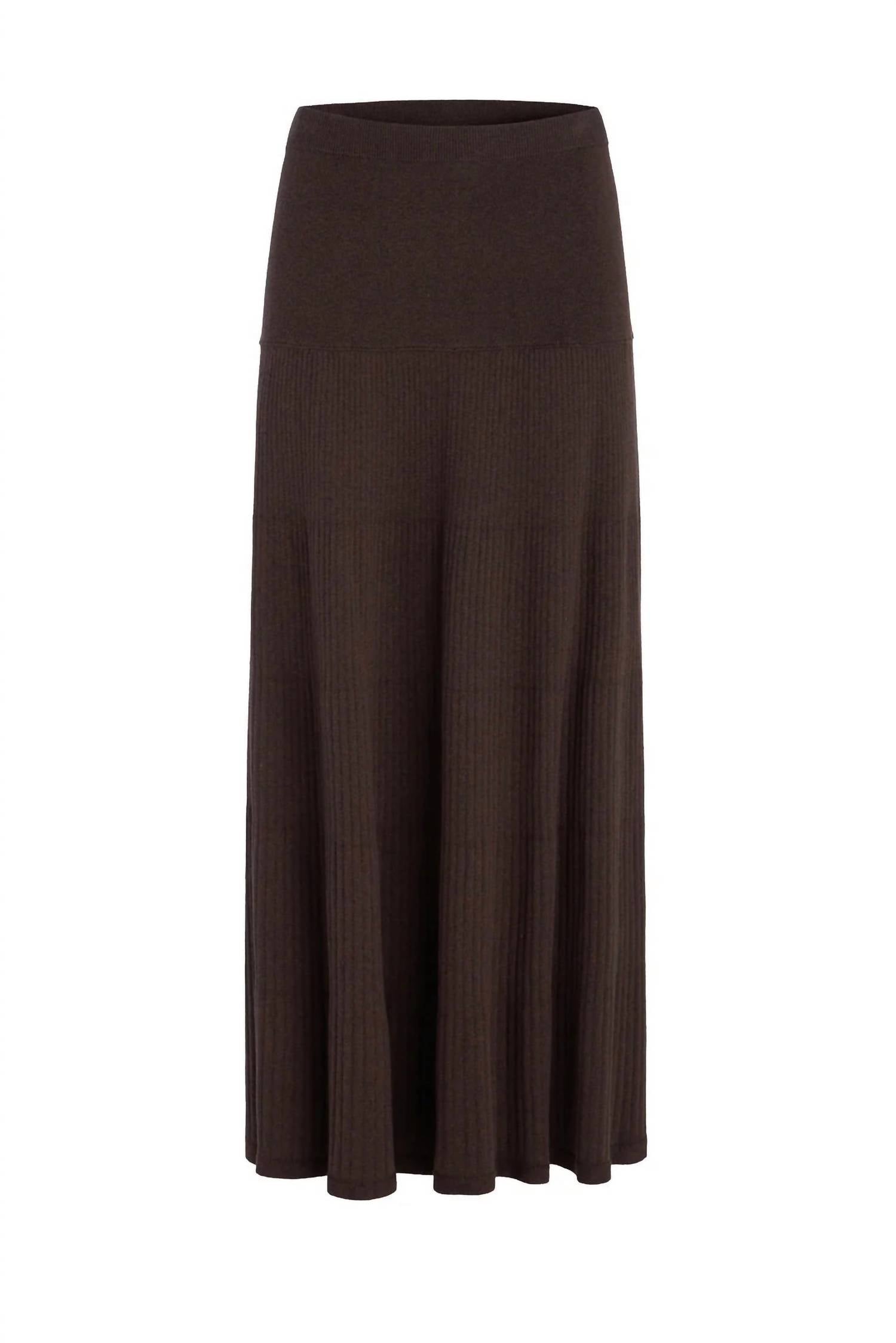 Marie Oliver - Kaylan Ribbed Knit Maxi Skirt