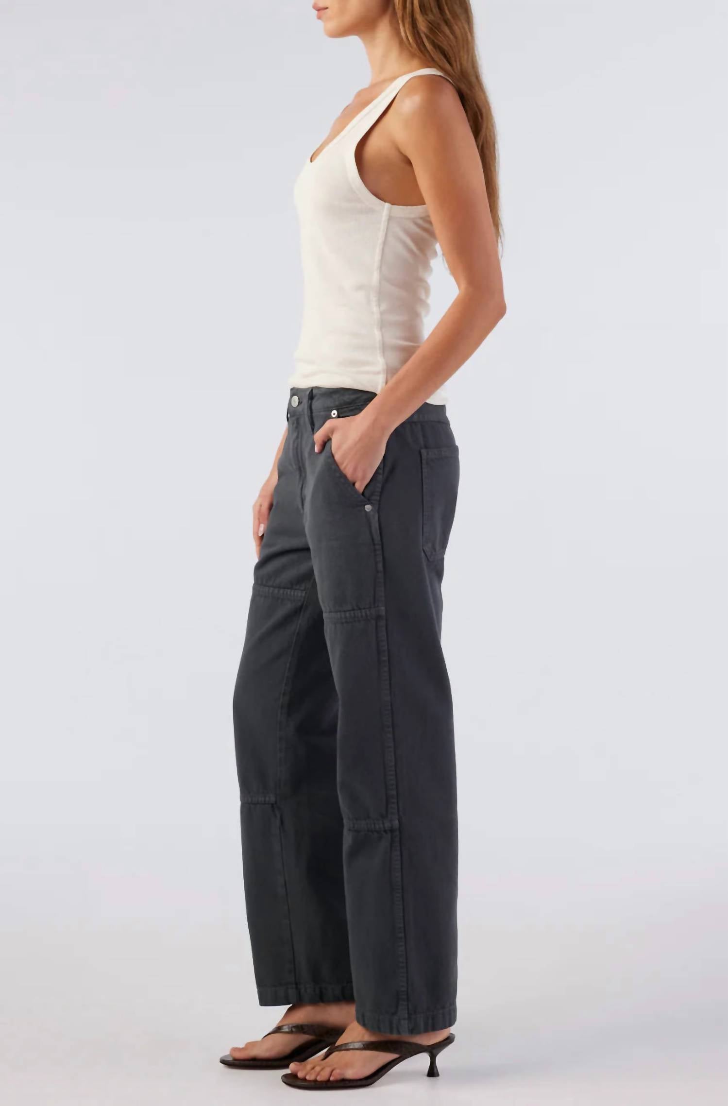 Amo - Pewter Billie Field Pants