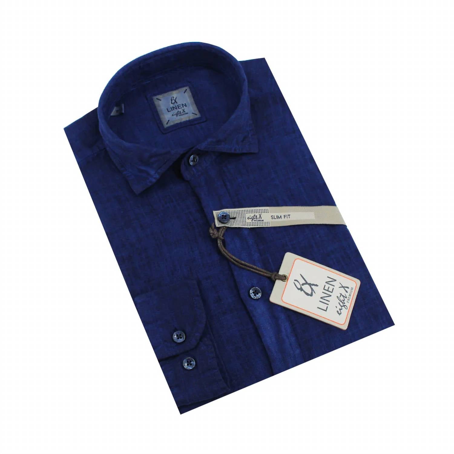 Eight X - Solid Linen Shirt