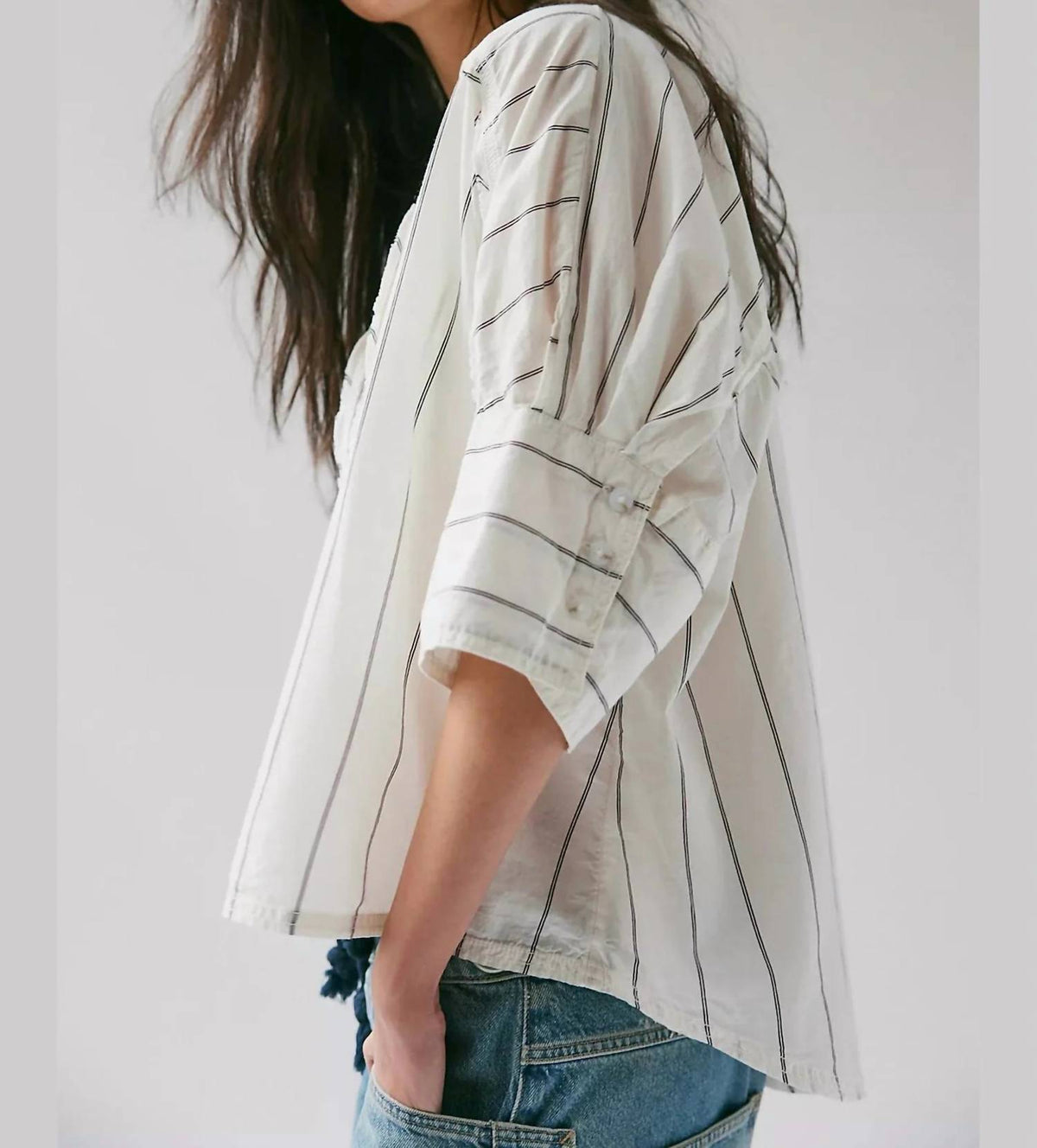 Free People - Seaside Cotton Stripe Shirt