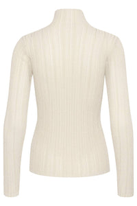 Soaked In Luxury - Laisa Metallic Turtleneck Pullover Sweater