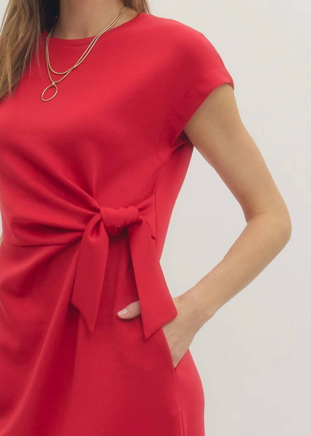 Entro - Side Tie Dress