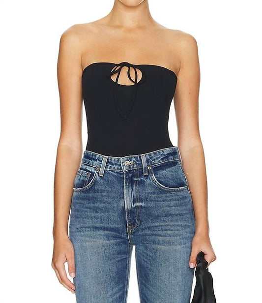 Fleur Du Mal - convertible front tie bodysuit