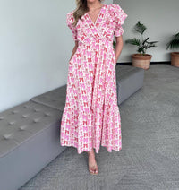 Carole Christian - Women's Bow Maxi Dress