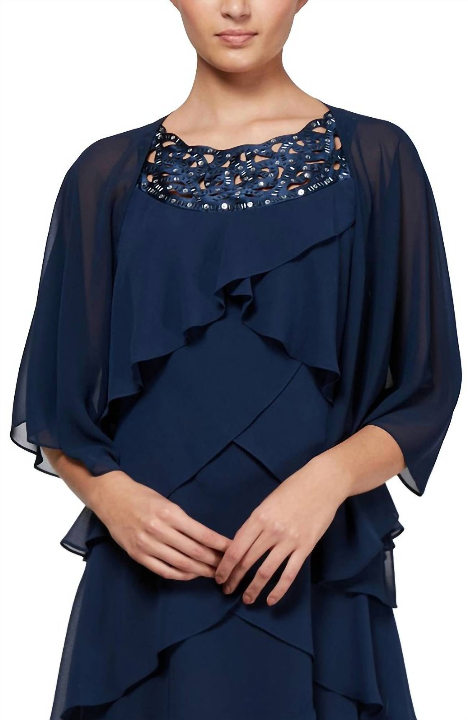 Slny - Multi Wear Chiffon Shawl