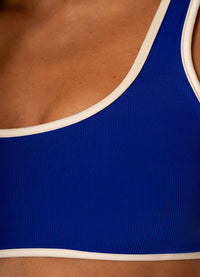 MAAJI Jilly Sporty Bralette Bikini Top in cobalt blue - women's swimwear - view 4