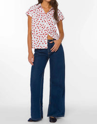 Velvet Heart - Strawberry Fields Button Up Shirt