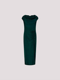 Apricot - Wicked Shiny Ruched Dress