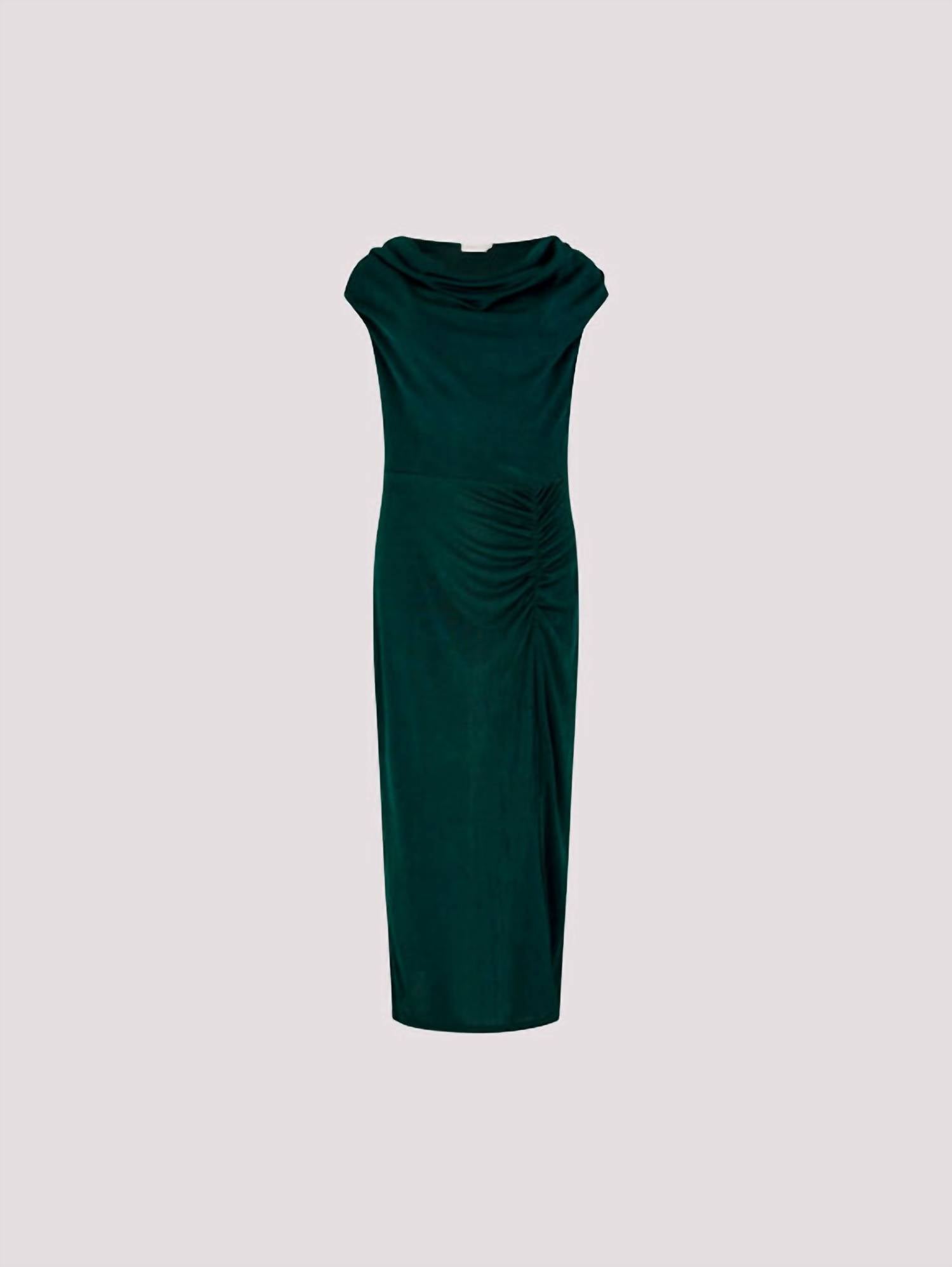 Apricot - Wicked Shiny Ruched Dress