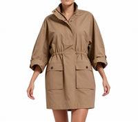 Brunello Cucinelli - Drawstring Waist Mini Dress