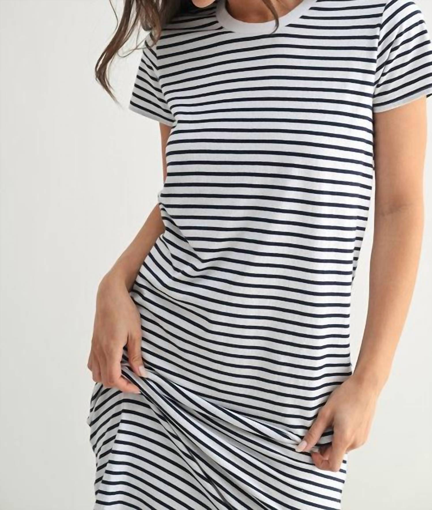 Mono B - Coastal Cotton T-Shirt Dress