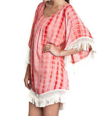 Umgee - Tie Dye Tassel And Fringe Dress