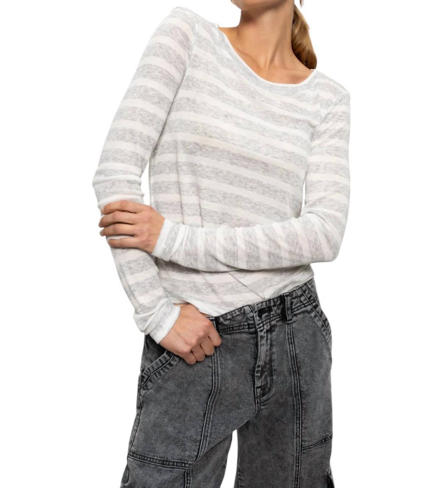 Sanctuary - Femme Crew Stripe Tee