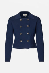 BAUM UND PFERDGARTEN Carolyn Double Breasted Blazer in baritone blue - women's jacket - view 4