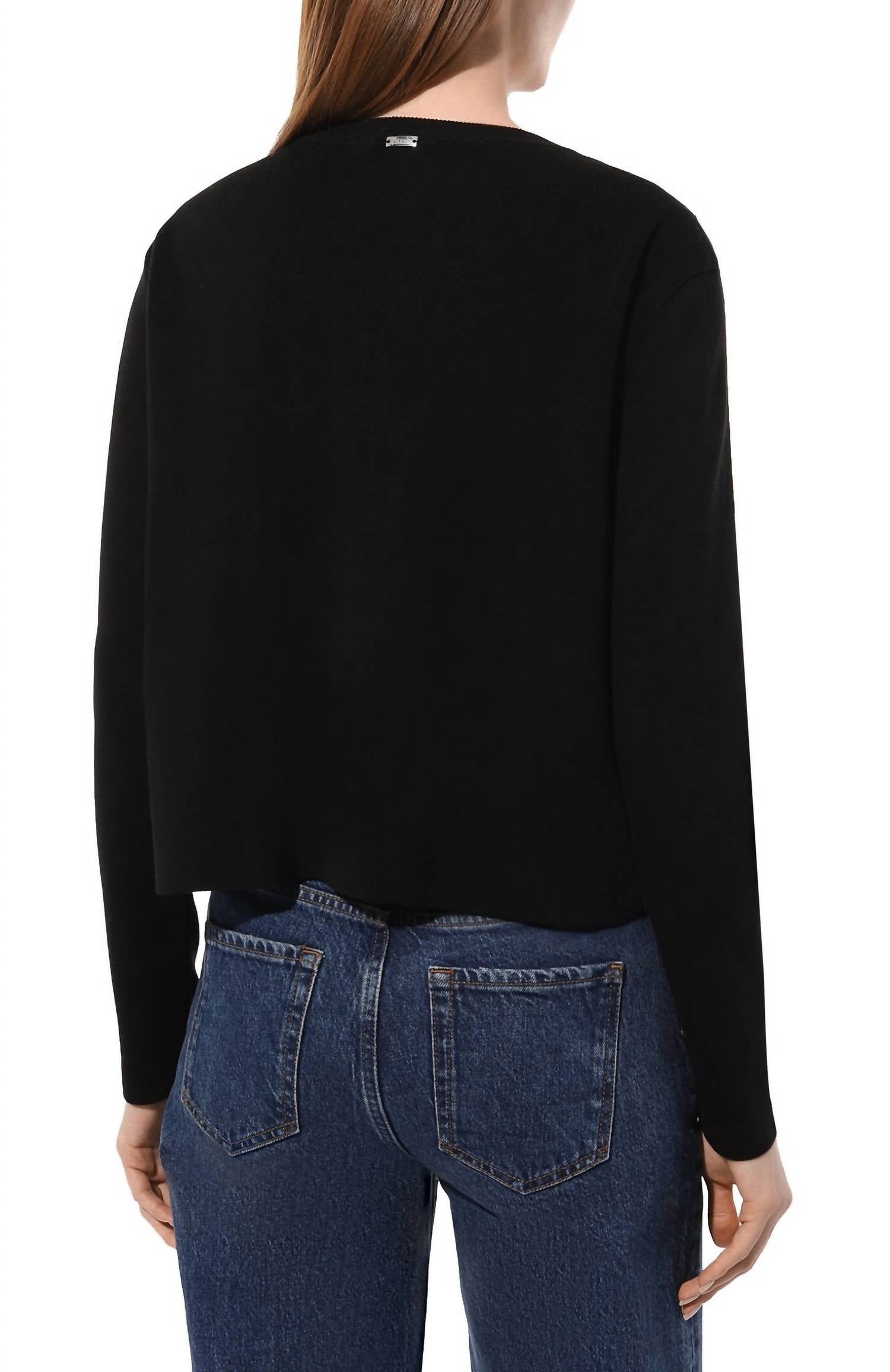 Herno - Chanel Maglia Tessuto Con Piuma Jacket