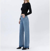 Vervet By Flying Monkey - Harlow Cuffed Denim Trouser