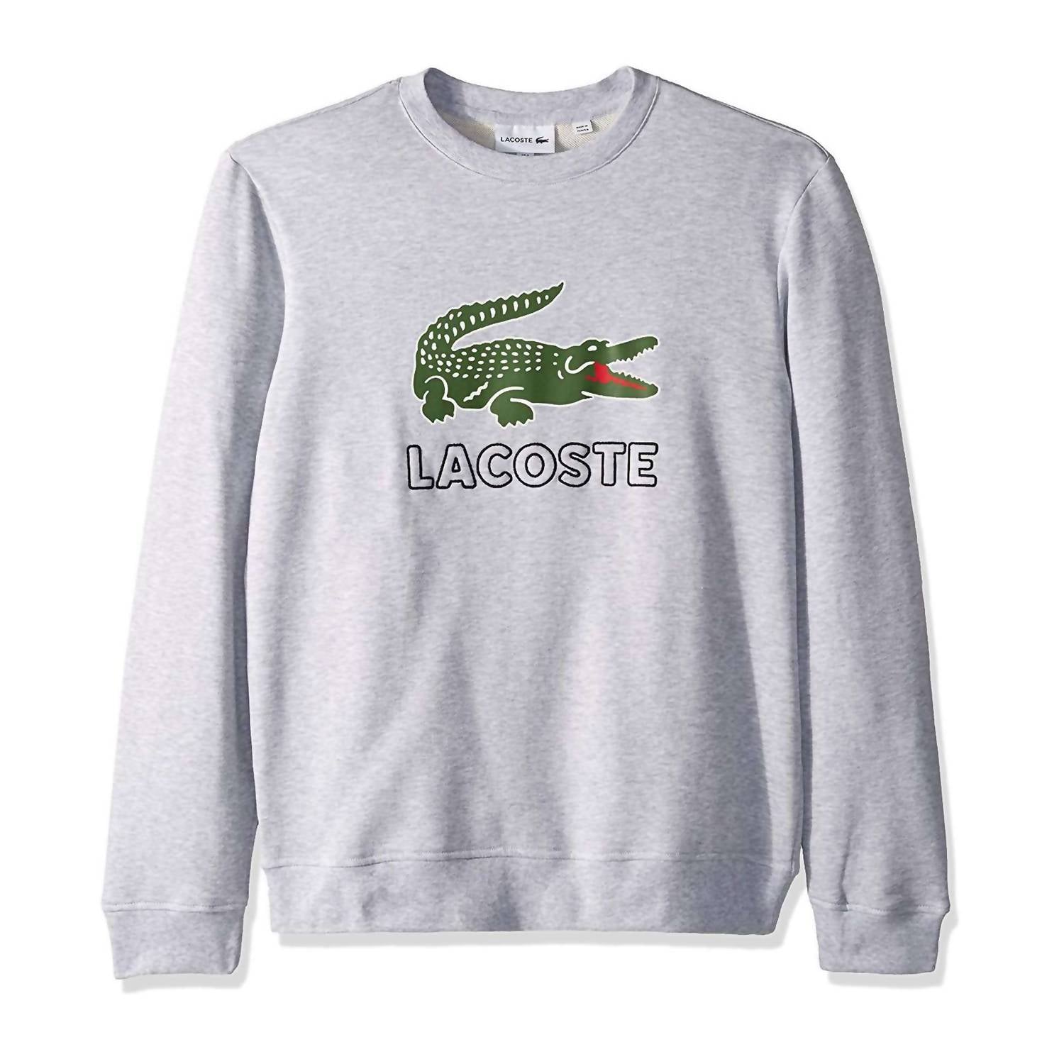 Lacoste - Men's Graphic Croc Non Brushed Fleece Sweatshirt