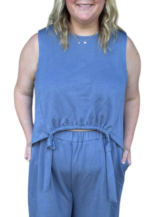 Davi & Dani - Harlow Sleeveless Top And Pants Set