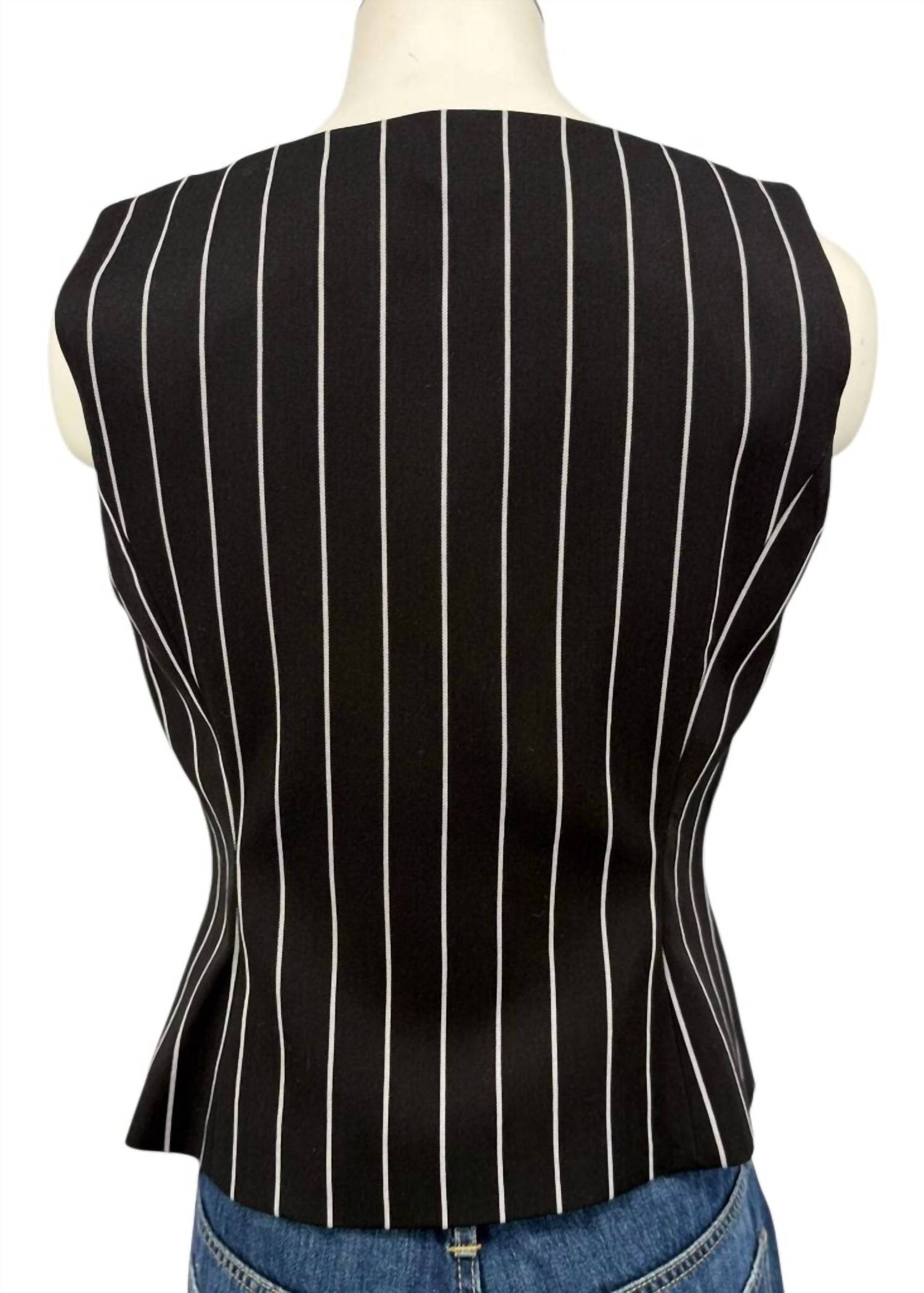 Toccin - Women's Striped Scoop Vest
