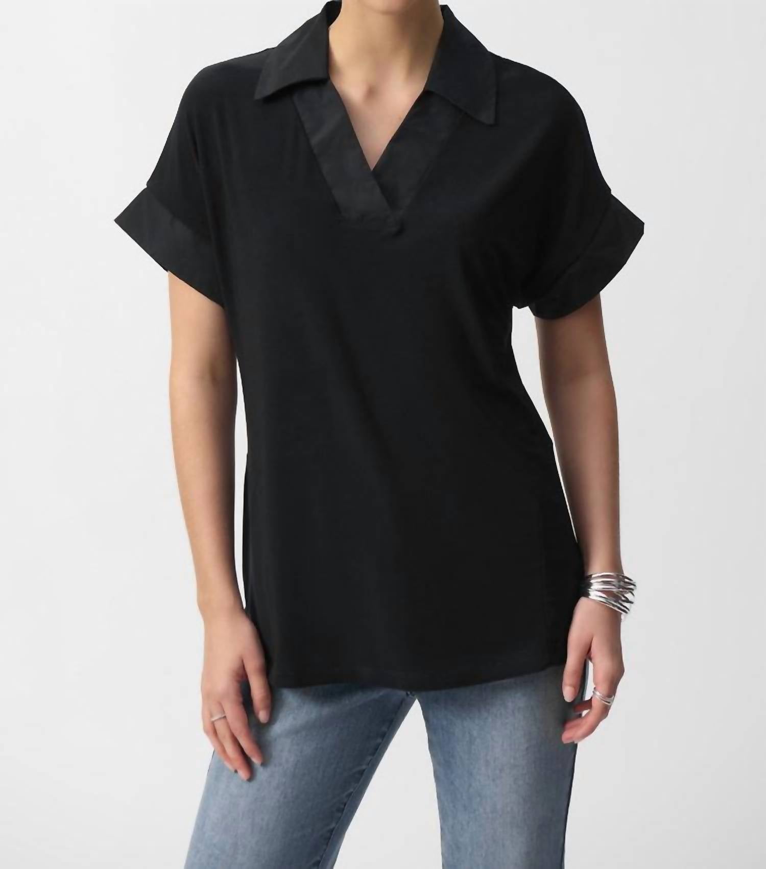 Joseph Ribkoff - Silky Knit And Memory Boxy Top