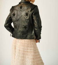 Mauritius - Studded Moto Jacket