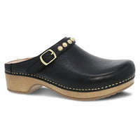dansko Women's Britton Tumbled Mule in black - women's shoe