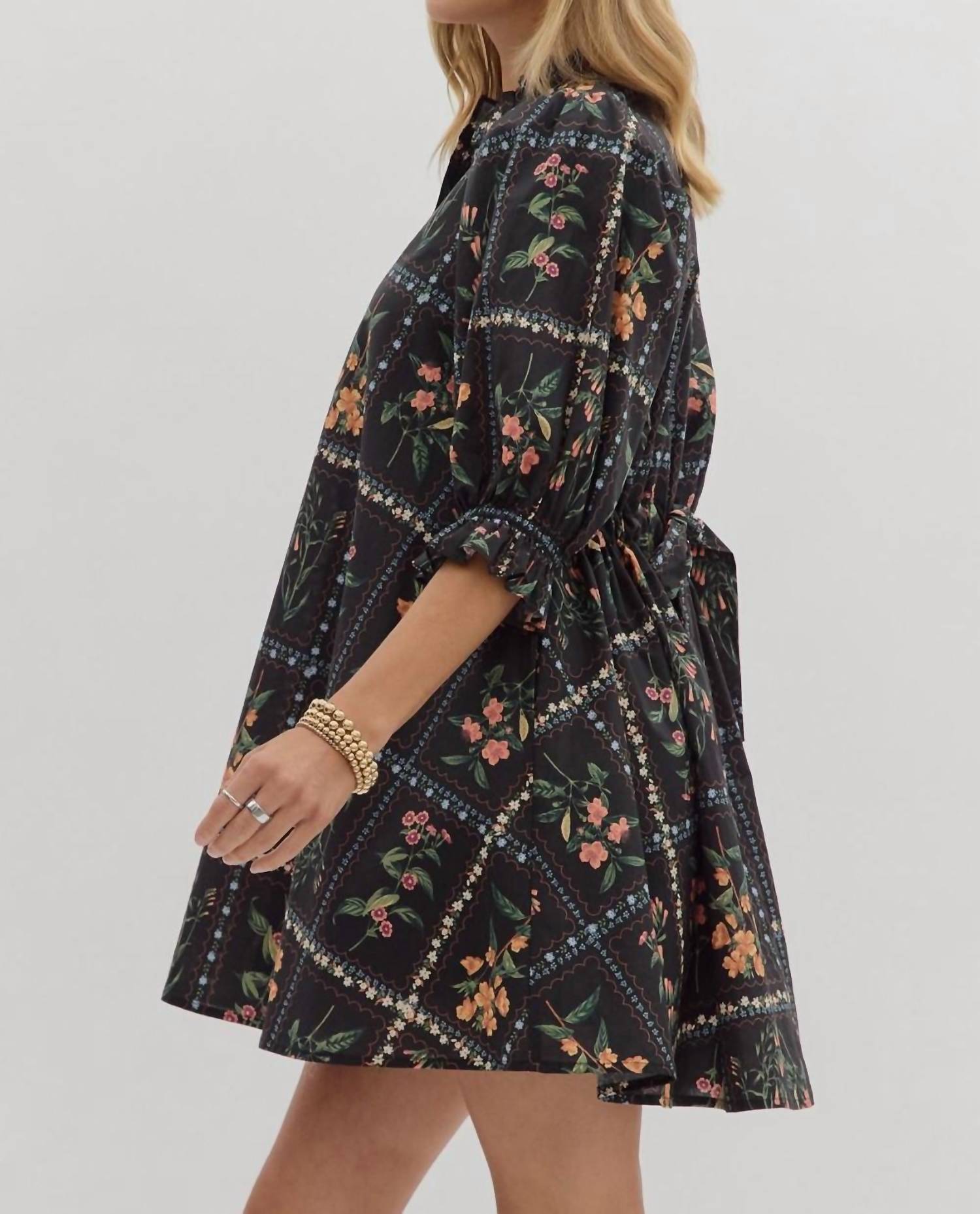 Entro - Botanical Mini Dress