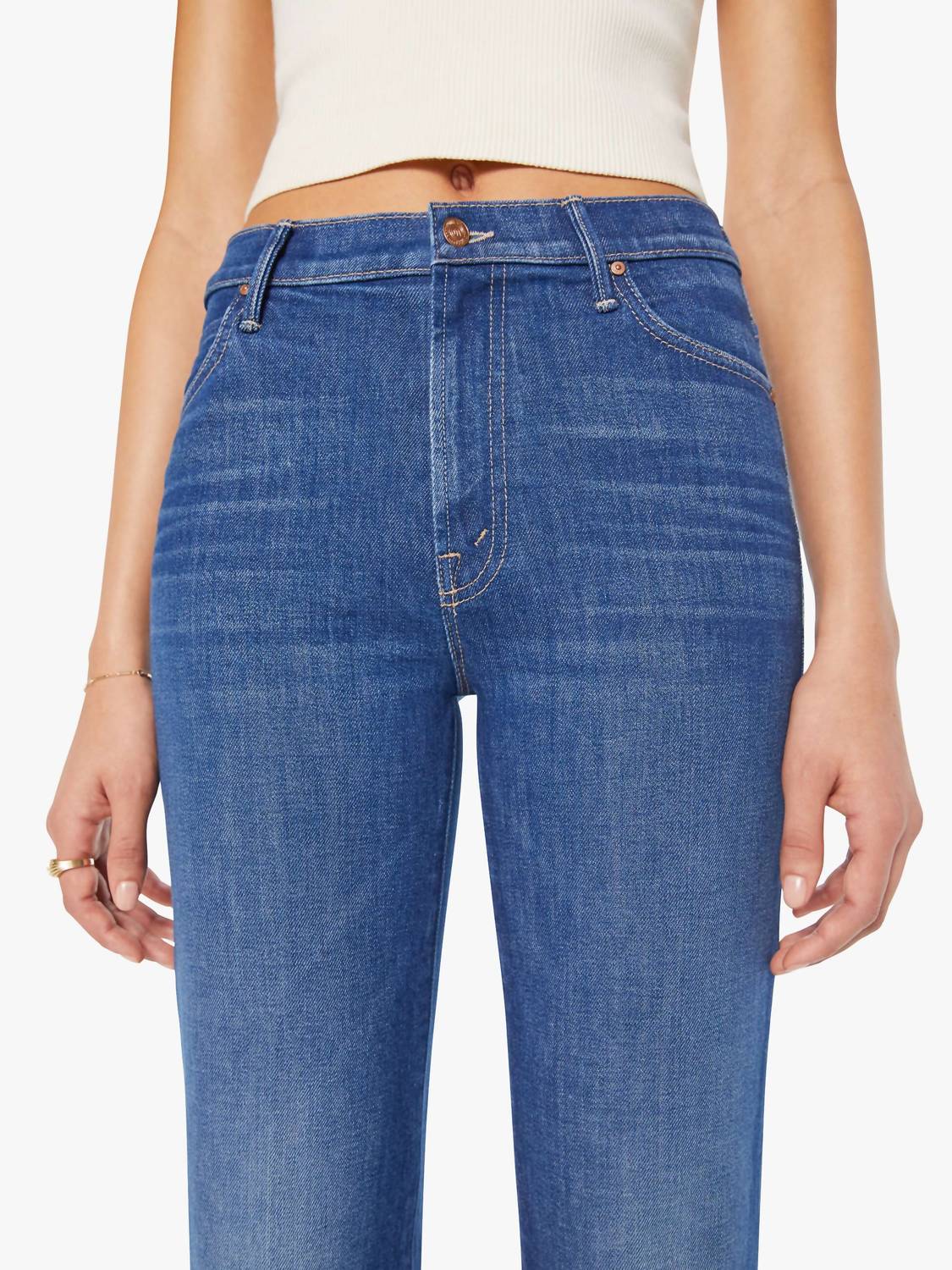 Mother - Kick It Flood Straight Leg Jeans