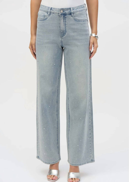 Joseph Ribkoff - Wide-leg Mid-rise Jeans
