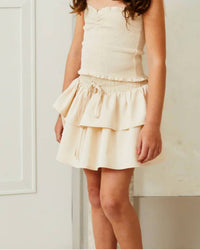 THEME Willow Satin Skirt in champagne 1 - kids' skirt
