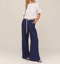 Bella Dahl - Clean Waist Pintuck Wide Leg Pant