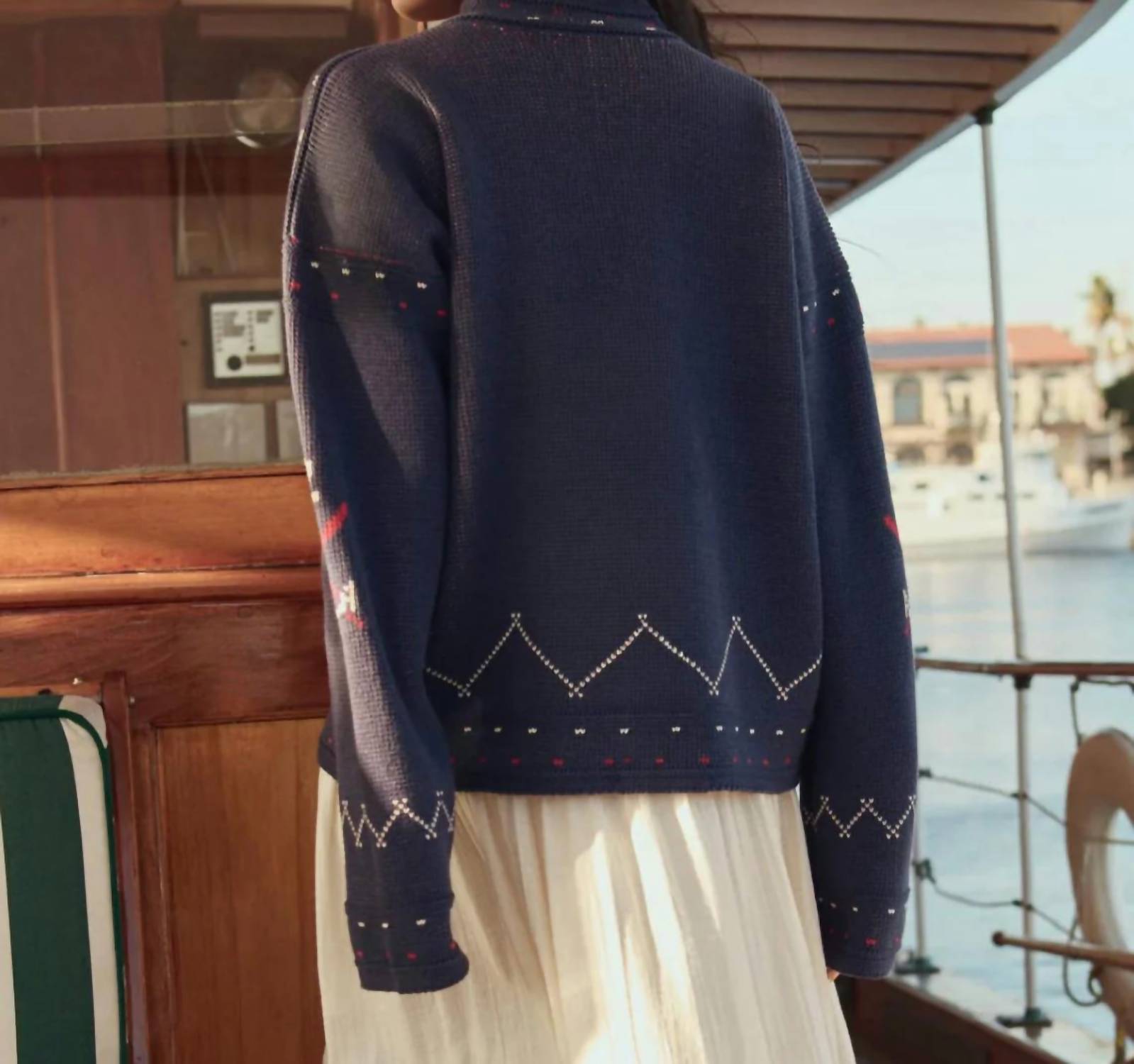 The Great. - The Fisherman Laceup Pullover