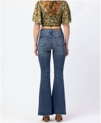 Judy Blue - Contrast Trouser Flare Jeans