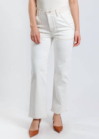Frame - The Trapunto Straight Denim Trouser Pants