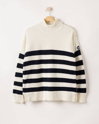 Holebrook Usa - Paulina Striped Knitted Windproof Sweater