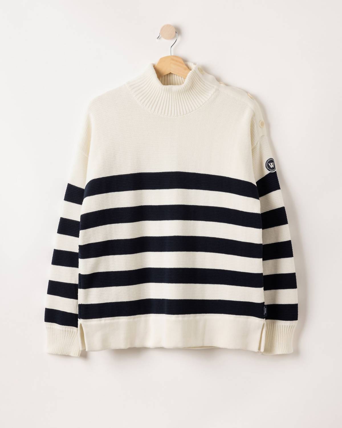 Holebrook Usa - Paulina Striped Knitted Windproof Sweater
