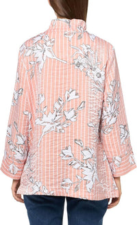 Multiples - Floral Button Down Shirt