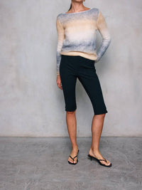 Line And Dot - Abstract Ombre Sweater