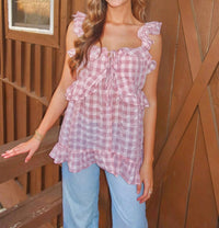 Doe And Rae - Marina Gingham Top