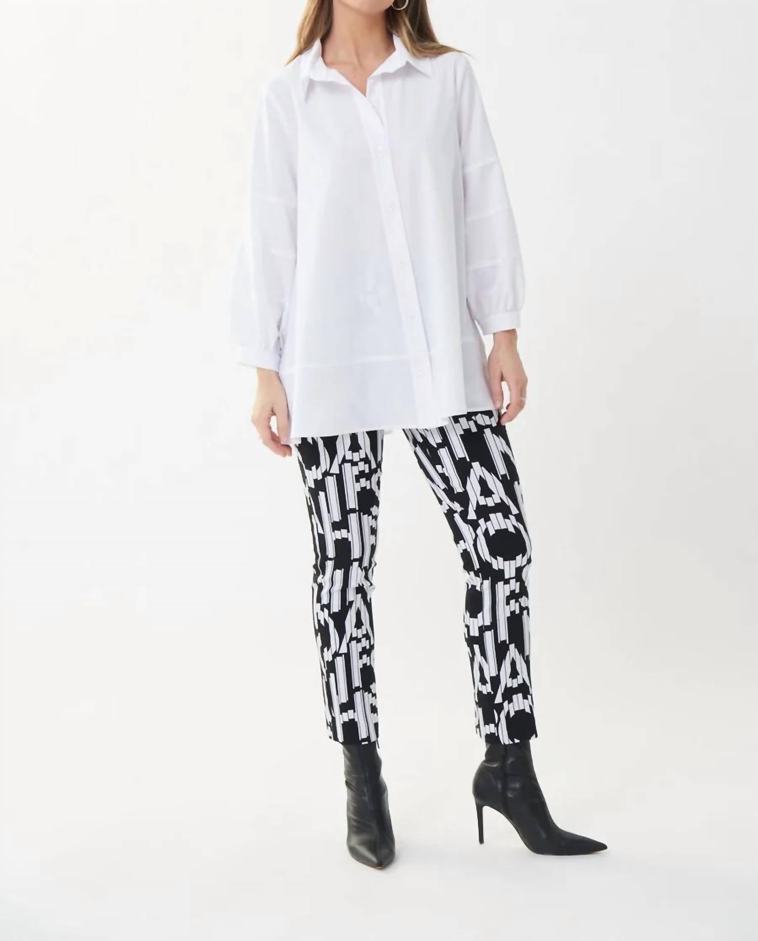 Joseph Ribkoff - Lettering Print Pants