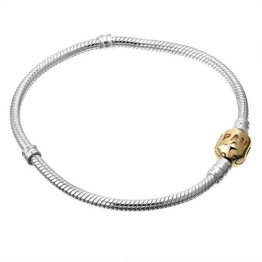 Pandora - Women's 2-tone Barrel Bracelet